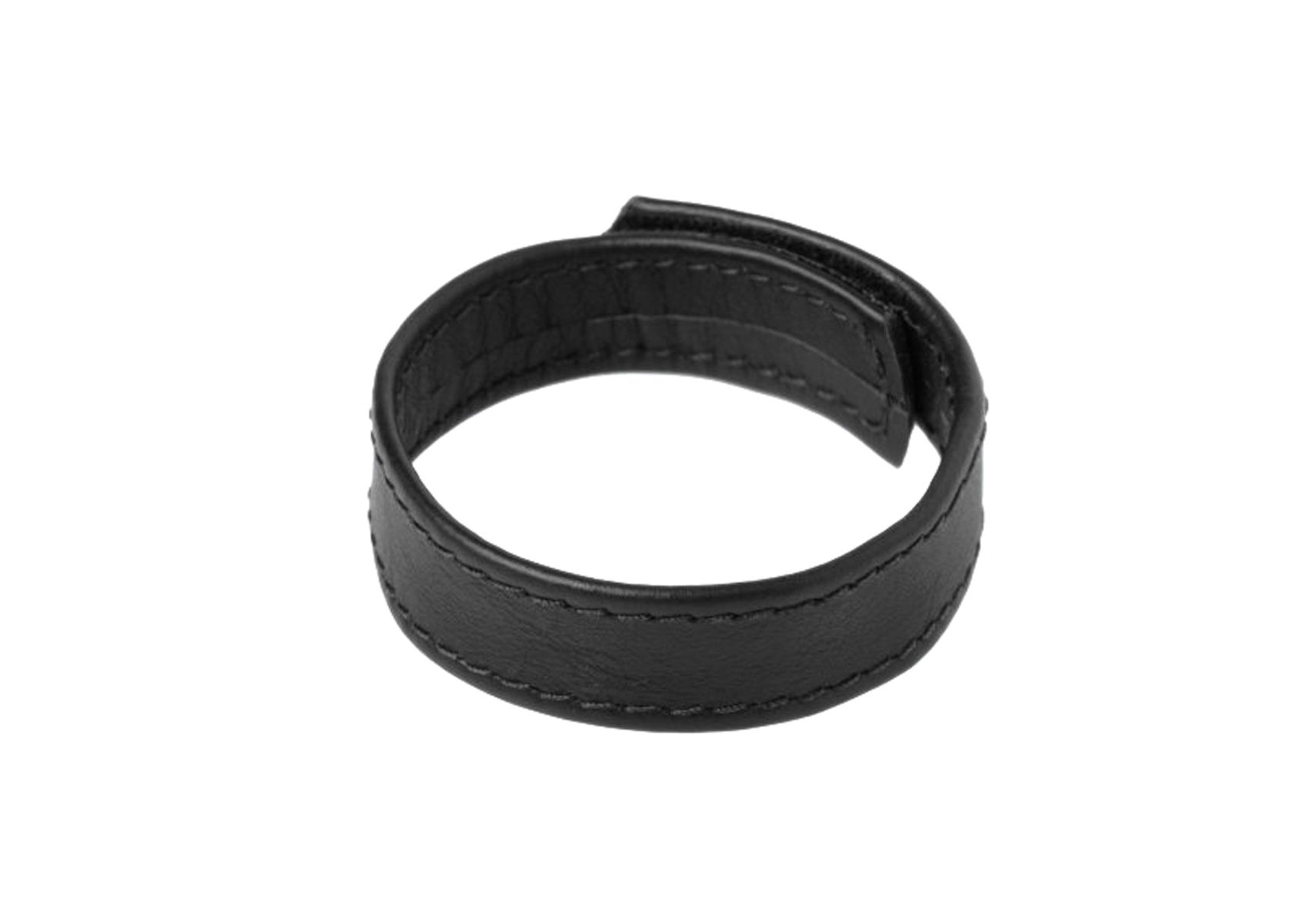 Cockring met klittenband - Zwart