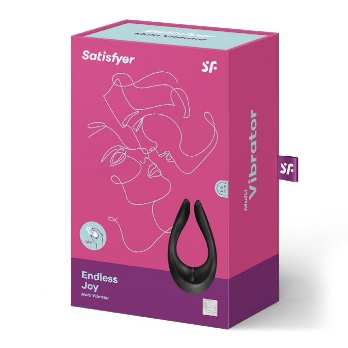 Satisfyer Endless Joy Multi Vibrator - Zwart