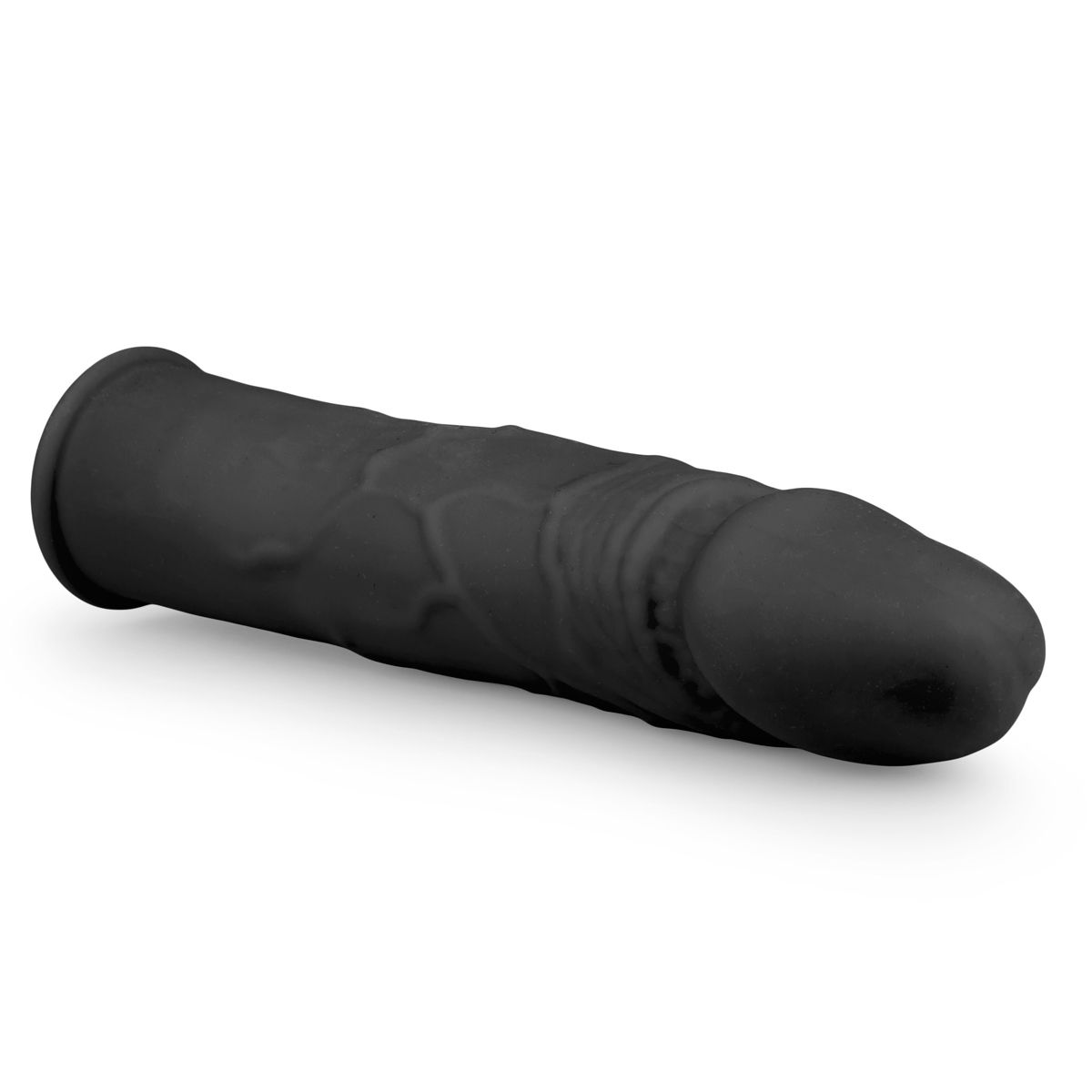 Zwarte extender penissleeve