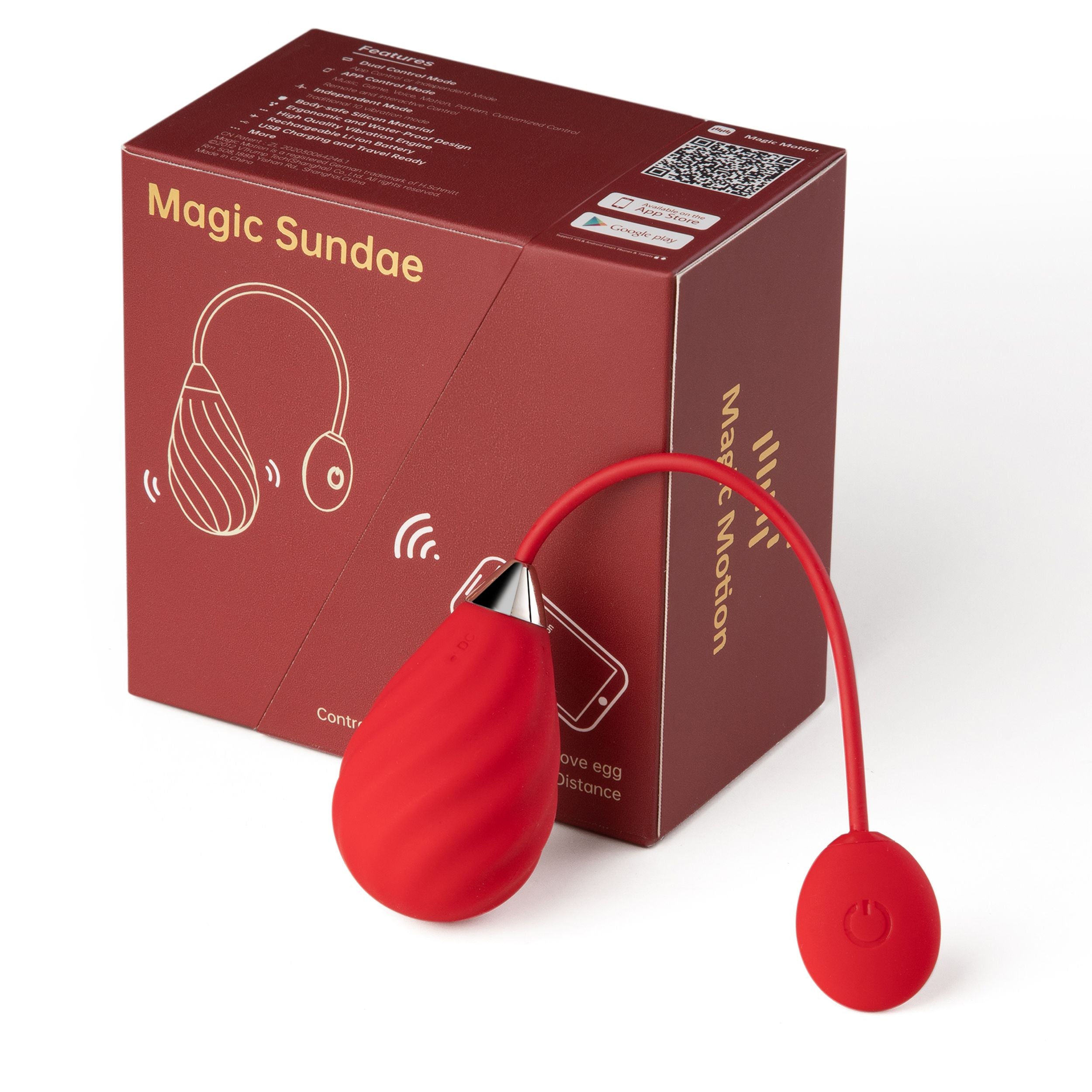 Magic Motion - Magic Sundae App Controlled Vibratie Eitje