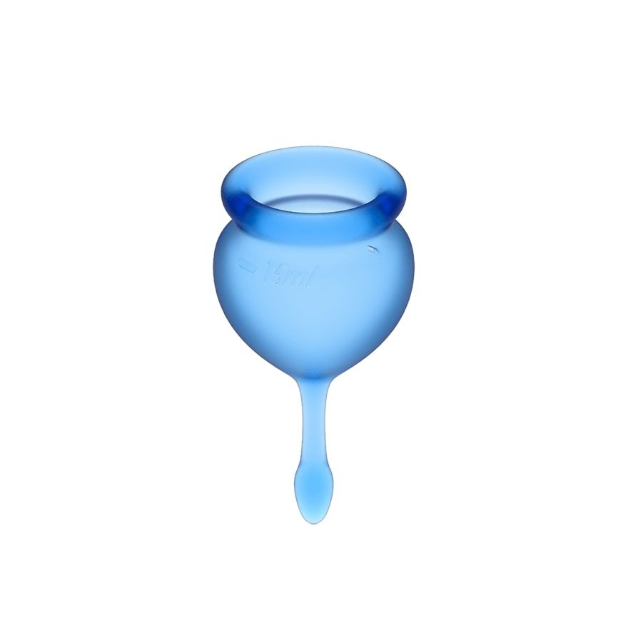 Satisfyer Feel Good Menstruatie Cup Set - Blauw